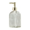 thumbnail image 1 of Kraoden Bathroom Glass Refill Bottle for Hand Soap, Lotion, Shampoo, Shower Gel, Convenient, Space-Saving Dispenser for Home, Kitchen, and Office Use, Reusable and Stylish, 1 of 6