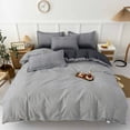thumbnail image 1 of Kraoden Breathable Polyester Bed Sheet Set, Wrinkle-Resistant & Machine Washable, Includes Quilt Cover & Pillowcases, Comfortable & Durable Bedding for Easy Care, 1 of 8
