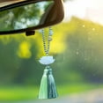 thumbnail image 1 of Kraoden Car Pendant Rearview Mirror Decoration, Unique Weaving Design, High-Quality Material, Enhances Interior, Practical and Stylish Automotive Accessory, 1 of 6