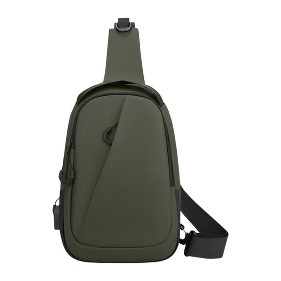 Kraoden Casual Crossbody Sling Bag for Men and Women, Sturdy Fabric Chest Bag for Daily Commuting, Travel, Work, Gym, and Outdoor Sports Activities, Compact Design for Everyday Use