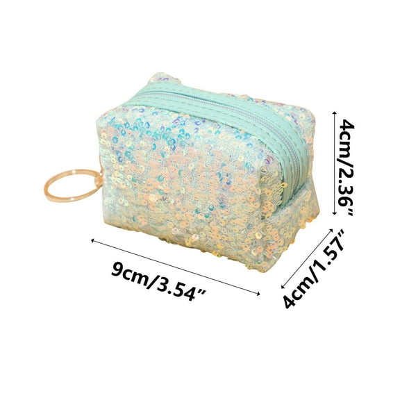 Kraoden Coin Purses Portable Makeup Case Cosmetic Bag Pouch Travel Organizer Toiletry Bags for Women