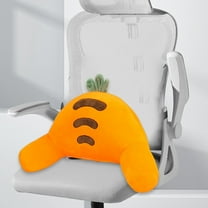 Kraoden Cute Lumbar Cushion for Office and Car Chairs, Ergonomic Back Support Pillow for Stress Relief and Posture Correction, Comfortable and Soft Maternity Pillow for Chair