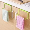thumbnail image 1 of Kraoden Door Hook for Home Storage, Punch Brown Dorm Room Vertical Hanger, Behind Door Organizer for Coats, Bags, Aprons, and Sports Equipment, Durable Plastic Design, 1 of 6
