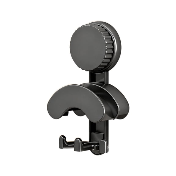 Kraoden Earphone Door Hook, No Drill Headphone Rack, Wall Mounted Storage for Cables and Accessories, Curved Bracket for Headphones, Desktop Organizer, Space-Saving Solution