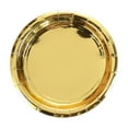 thumbnail image 1 of Kraoden Elegant Disposable Paper Plates for Parties, Metallic Dessert and Dinnerware for Birthdays, Weddings, and Celebrations, Sturdy and Convenient Party Tableware, 1 of 6