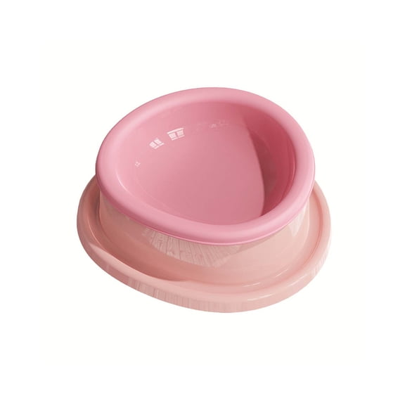 Kraoden Elevated Silicone Dog Bowl, Antiskid Feeding Dish for Cats and Dogs, Reduces Neck Strain and Promotes Natural Eating Posture, Whisker-Friendly Design, Durable Material