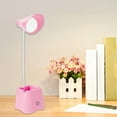 thumbnail image 1 of Kraoden Eye Protection Desk Lamp, LED Reading Light with USB Rechargeable Battery, Adjustable Brightness, 360° Flexible Gooseneck, Clip-On Design for Dormitory, Office, Study, and Bedside Use, 1 of 6