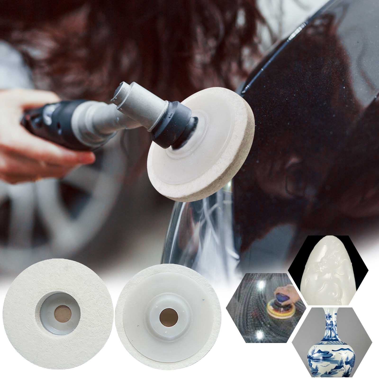 Kraoden Fine White Wool Polishing Wheel, Polishing Wheel, Angle Grinder