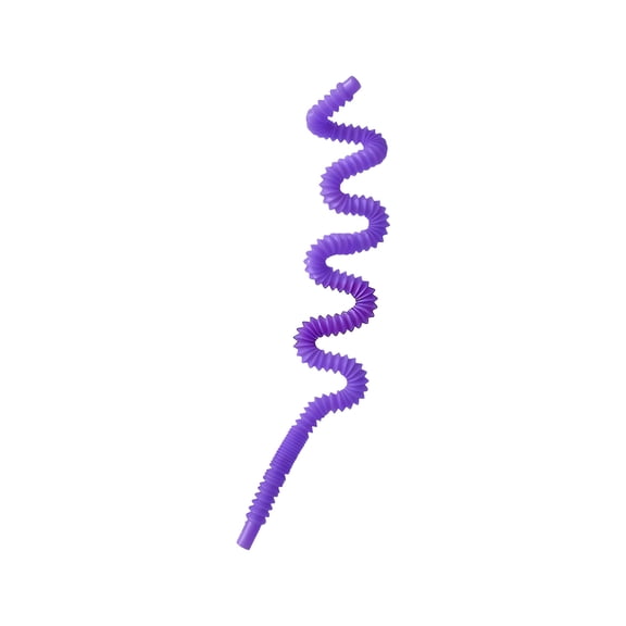 Kraoden Flexible Corrugated Straws for Birthday Parties, Reusable Expandable Drinking Straws for Kids and Adults, Fun Party Accessory for Any Celebration