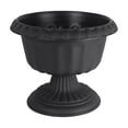 thumbnail image 1 of Kraoden Garden Decorative Vintage Planter, European-Style Hydroponic Plant Pot with Base Tray, Durable Plastic for Indoor and Outdoor Use, Air-Permeable Design for Healthy Plant Growth, 1 of 6