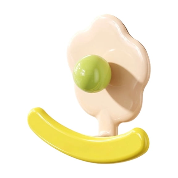 Kraoden Glutinous Hook Coat Rack, Wall Mounted Coat Hooks, Funny Shower Towel Hooks, Kids Rack, Keychain Hangers, Hat Organizer for Bathroom, Kitchen, Hallway