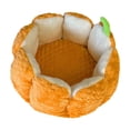 thumbnail image 1 of Kraoden Halloween Pumpkin Dog Bed, Warm Pet Sleeping Mattress, Soft Polyester Fabric, Removable & Washable, Non-Slip Bottom, Ideal for Small Dogs & Cats, 1 of 6