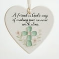 thumbnail image 1 of Kraoden Heart-Shaped Sea Glass Friendship Ornament, Handcrafted Keepsake for Christmas Tree, Ideal Gift for Friends, Sisters, and Meaningful Connections, 1 of 3