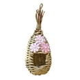 thumbnail image 1 of Kraoden Hummingbird House, Grass Hand Woven Birdhouses for Outdoors Hanging, Natural Bird Hut for Outside, Bird Houses for Audubon Finch Canary Chickadee, 1 of 1