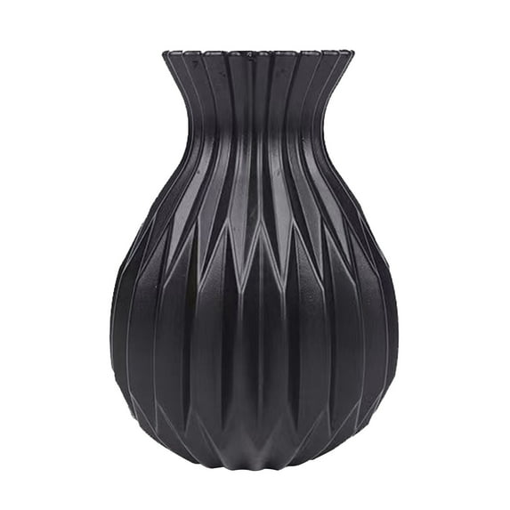 Kraoden Hydroponic Vase, Decorative Plastic Vase for Flower Arrangements, Imitation Ceramic Design, Multi-Functional Use for Home and Office Ornaments, Water Storage Container