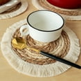 thumbnail image 1 of Kraoden Japanese Style Straw Placemats, Woven Heat Insulating Mats, Non-Slip Table Mats for Dining, Kitchen Counter Trivets, Easy to Clean, Gift-Ready for Any Occasion, 1 of 9