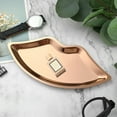 thumbnail image 1 of Kraoden Jewelry Tray, Metal Storage Tray for Small Bedroom, Cosmetic Organizer, Stainless Steel Decorative Tray, Functional Lip Shaped Home Decor, 1 of 6