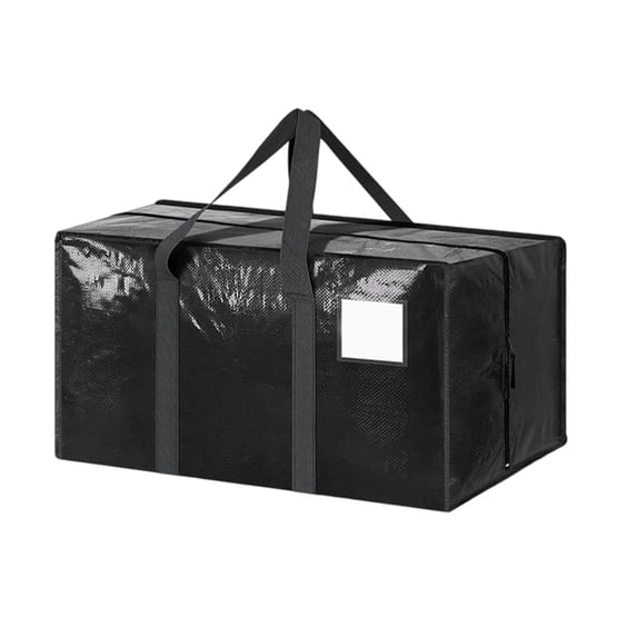 Kraoden Large Capacity Christmas Tree Storage Bag, Compressible Comforter Bag, Waterproof PE Plastic Organizer with Reinforced Handles for Home Storage and Decoration