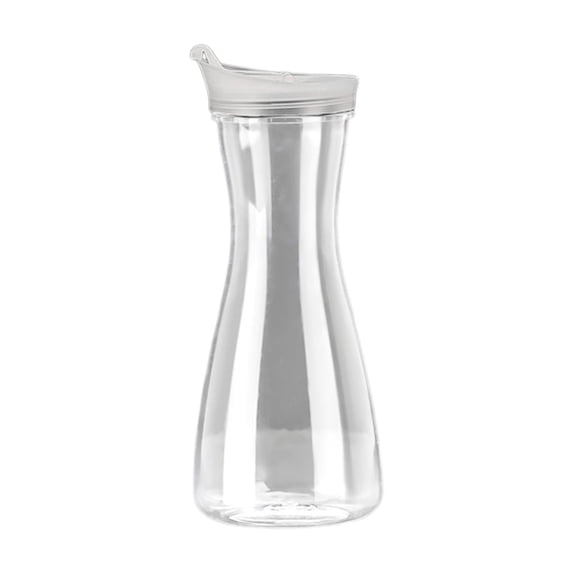 Kraoden Large Capacity Clear Acrylic Water Pitcher with Lid, Shatter Resistant Beverage Jug for Juices, Iced Tea, and Lemonade, Ideal for Home, Kitchen, Bar, and Parties
