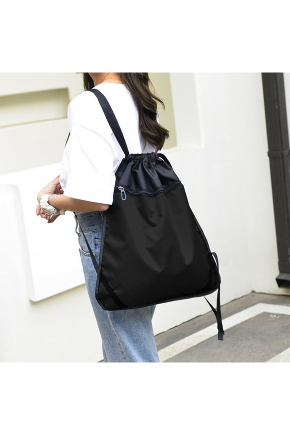 Large Capacity Sports Backpack, Drawstring Gym Bag for Swimming, Fitness, Football, Multifunctional Travel Backpack, Breathable Mesh Material, Lightweight & Durable Design