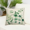 thumbnail image 1 of Kraoden Leaf Plant Print Pillow Cover Decor Sofa Bed Headrest Pillowcase Multicolor Living Room Bedroom Office Pillow Decor, 1 of 6