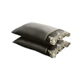 thumbnail image 1 of Kraoden Luxurious 2-Piece Solid Color Pillowcase Set, European Embroidered Lace, Soft Polyester-Cotton, Skidproof, Breathable Design, Perfect for Bedroom and Guest Room Decor, 1 of 6