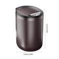 thumbnail image 1 of Kraoden Metal Car Ashtray with Lid, Fire-Proof Portable Trash Can for Cars, Easy to Clean Ashtray with LED Light, Sturdy ABS & Stainless Steel Material, Ideal for Home & Travel, 1 of 8
