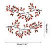 Picture of ZeenArt Metal Wall Art, 2 Pcs Leaf Wall Decor with Olive Branch Wrought ...