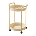 thumbnail image 1 of Kraoden Mobile Storage Rack Side Table Coffee Table Bedside Table Storage Cart for Bedroom Living Room Study Desk Assembly Required, Functional and Stylish Furniture, 1 of 6