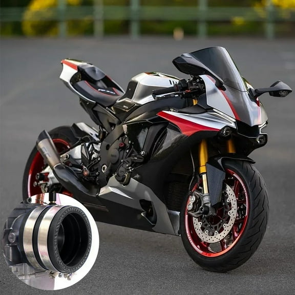 Kraoden Motorcycle Carburetor 35mm Intake Manifold Compatible with PWK28 30 KOSO, High-Performance Engine Upgrade for Improved Throttle Response and Fuel Efficiency