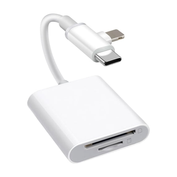 Kraoden Multifunctional Card Reader, Plug and Play SD Card Reader, High-Speed Data Transfer, Supports Up to 2TB Storage, Compatible with Smartphones, Tablets, and Laptops