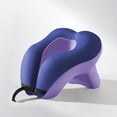 thumbnail image 1 of Kraoden Napping Pillow for Office and Classroom, Neck Support Foam Pillow for Sleeping, Ergonomic Travel Neck Pillow with Adjustable Strap, Portable and Easy to Clean, 1 of 6