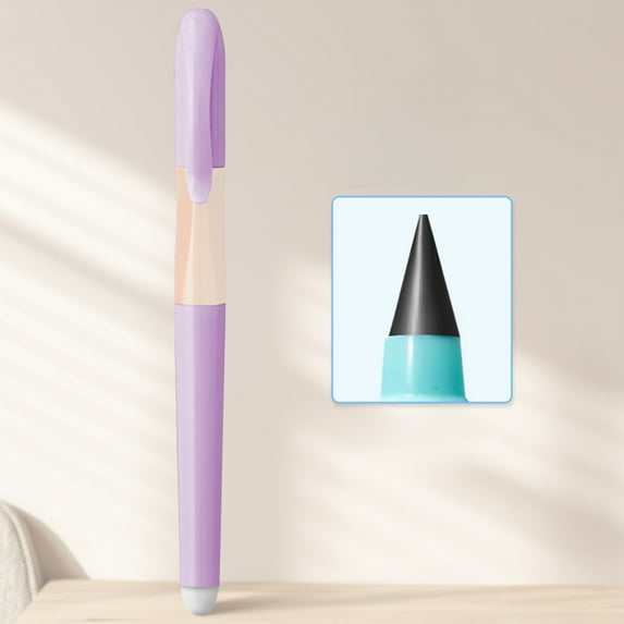 Kraoden No-Sharpening Pencils for Students, Durable Colorful Pencils with Built-In Eraser, Perfect for Writing and Drawing, Ideal for Beginners