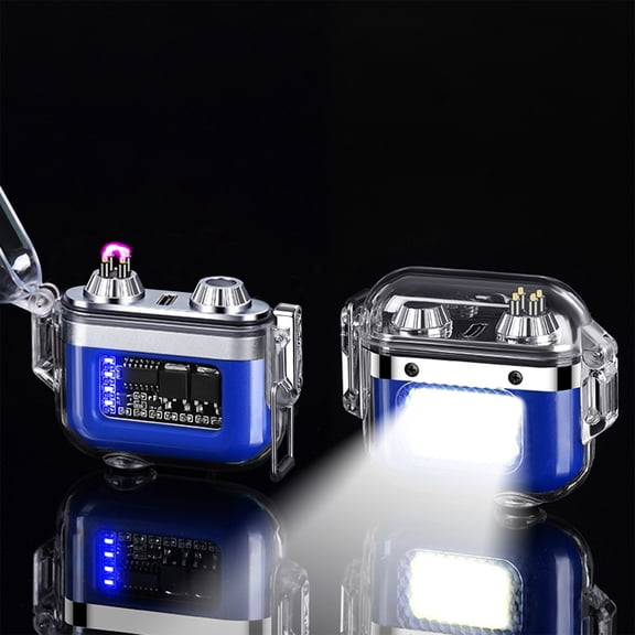 Kraoden Outdoor Lighter Electric Lighters USB Rechargeable Flameless Plasma Cool Lighters for Camping, Hiking, Adventure
