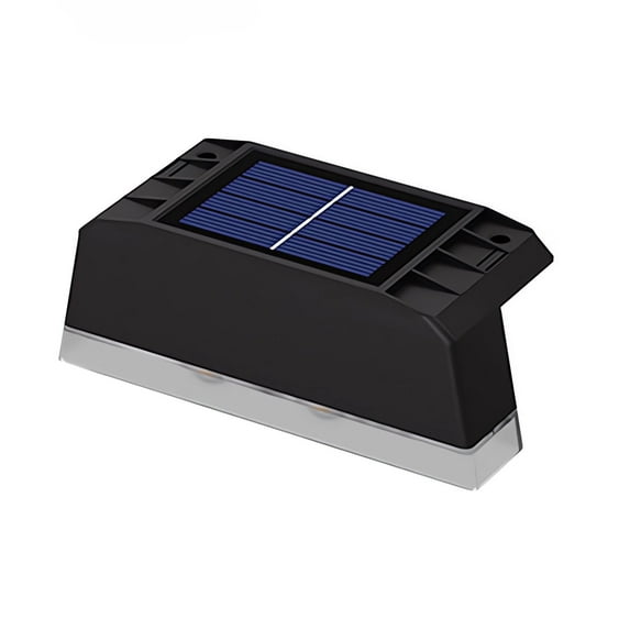 Kraoden Outdoor Solar Lights, Solar Powered Deck Lights Waterproof Solar Lights for Fence Solar Fence Post Light Outside Lights for Backyard Patio Stair Wall Lighting