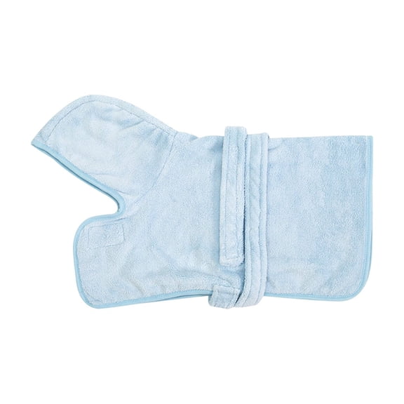 Kraoden Pet Bath Towel Drying Robe for Dogs and Cats, Absorbent Hooded Bathrobe, Lightweight Washable Towel Wrap for Home and Travel, Cozy and Comfortable Bathing Solution