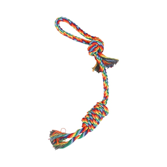 Kraoden Pet Toy Rope Dog Teething Chew Toy, Tough String Knot for Interactive Play, Durable Chew Rope for Gums Relief, Ideal for Tug-of-War and Oral Hygiene, Safe for Pets