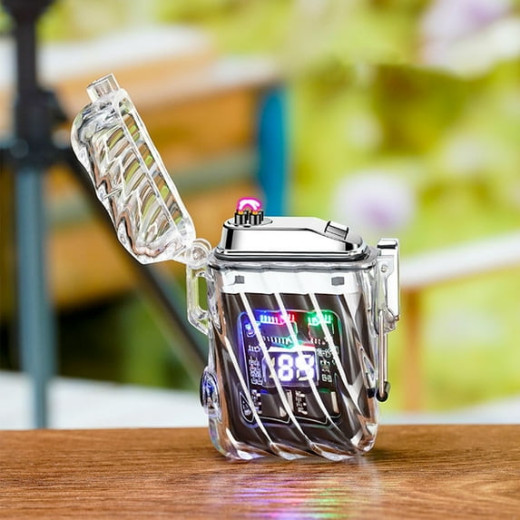 Kraoden Plasma Lighter Rechargeable Electronic Windproof Flameless Butane Free Electric Candle Lighter