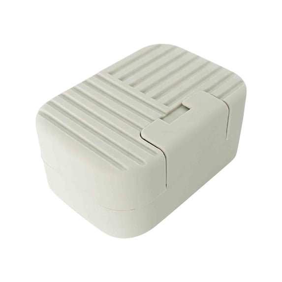 Kraoden Plastic Bar Soap Holder, Portable Travel Soap Container with Removable Drainers, Leakproof Soap Box Soap Case Soap Dish with Cover for Bathroom Shower Home Outdoor Camping Travel