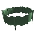 thumbnail image 1 of Kraoden Plastic Garden Fence Edging Boards with Edging Stakes, Decorative Picket Fence for Lawns, Flowerbeds, and Plant Borders, Durable Outdoor Space Divider and Protector, 1 of 6