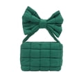 thumbnail image 1 of Kraoden Pleated Bow Bag Women's Handbag Crossbody Shoulder Bag Polyester Large Capacity for Daily Use, Shopping, Travel, Commuting, Fashionable and Versatile Design, 1 of 6