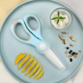 thumbnail image 1 of Kraoden Portable Ceramic Scissors with Safety Lid for Kids, Food-Grade Material, Easy to Clean, Lightweight & Multifunctional, Perfect for Food Prep and Kitchen Use, 1 of 6