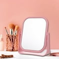 thumbnail image 1 of Kraoden Portable Foldable Makeup Mirror with Stable Stand for Desktop or Travel Use, Lightweight Stylish Glass Mirror for Women's Dressing Tables and Dorm Rooms, 1 of 6
