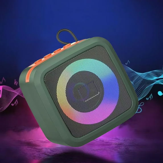 Kraoden RGB Bluetooth Speaker 5.3, High Battery, Low Latency, Wide Area Sound, Multifunctional Portable Audio for Parties and Gaming, Wireless Speaker