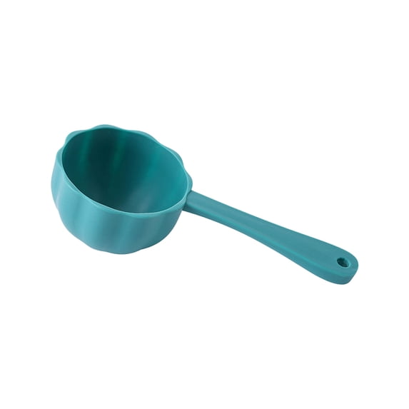 Kraoden Round Bottom Pet Food Spoon, Measuring Cup for Dog Food, Grain, and Rice, Food-Grade Safe Material, Non-Slip Handle, Convenient Hanging Hole, Easy to Clean Kitchen Tool