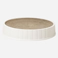 thumbnail image 1 of Kraoden Round Cats Scratching Bowl, Corrugated Cardboard Scratch Pad Bed with Replaceable Insert, Durable Two-in-One Cat Toy for Scratching and Resting, 1 of 6