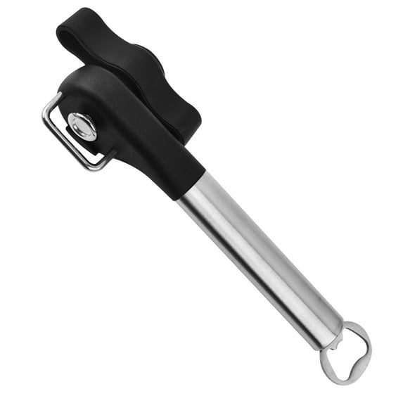 Kraoden Safe Cut Stainless Steel Ergonomic Can Opener, Manual, Smooth Edge Perfect For Home Chefs and Restauraunts