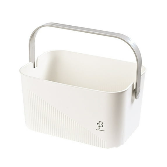 Kraoden Shower Storage Basket with Reinforced Handles, Multipurpose Waterproof Organizer for Bathroom, Travel, and Fitness, Durable Plastic Construction for Enhanced Airflow and Portability