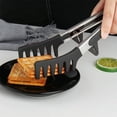 thumbnail image 1 of Kraoden Silicone Food Clips, Multi-Functional Tongs for Pasta, Noodles, Bread & BBQ, Heat Resistant, Easy to Clean, Non-Slip Grip with Stand for Kitchen Cooking & Baking, 1 of 6