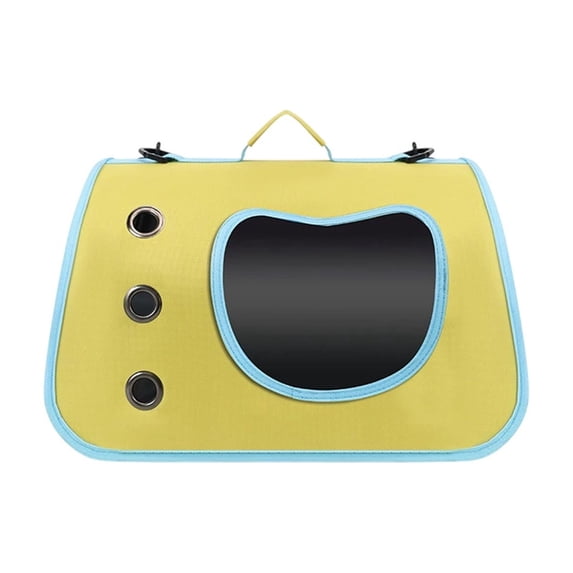 Kraoden Single Shoulder Cat Carrier, Portable Handheld Pet Bag, Foldable Backpack for Cats, Airline-Approved, Large Capacity, Lightweight, Durable, Easy to Clean, Travel-Friendly